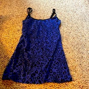 Leopard Campasol black and blue